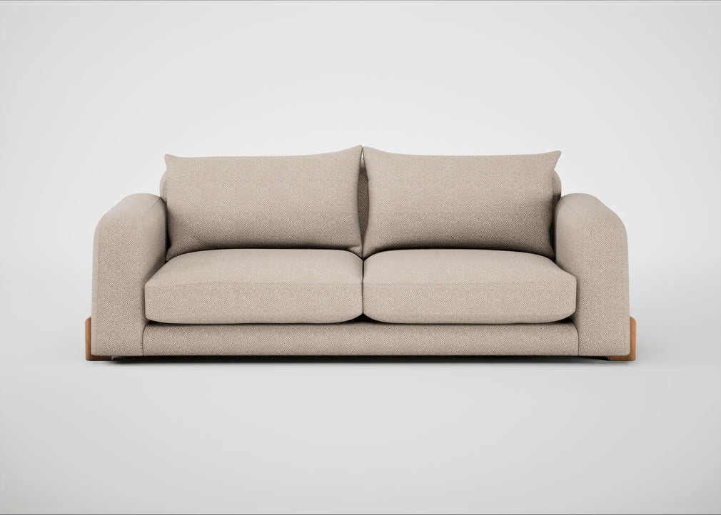 Nuvola 4 Seater Sofa Boucle Tweed Pearl / Natural