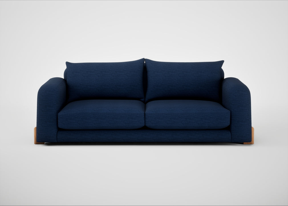Nuvola 4 Seater Sofa Broad Weave Lagoon / Natural