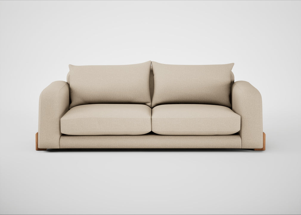 Nuvola 4 Seater Sofa Brushed Cotton Oat / Natural