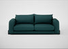 Nuvola 4 Seater Sofa Brushed Cotton Pine / Black