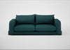 Nuvola 4 Seater Sofa Brushed Cotton Pine / Walnut Stained