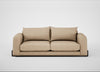 Nuvola 4 Seater Sofa Capelo Linen-Cotton Bamboo / Black
