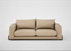 Nuvola 4 Seater Sofa Capelo Linen-Cotton Bamboo / Walnut Stained