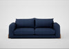 Nuvola 4 Seater Sofa Capelo Linen-Cotton Inkspot / Natural