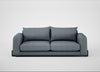 Nuvola 4 Seater Sofa Capelo Linen-Cotton Mineral / Black