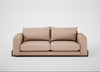 Nuvola 4 Seater Sofa Capelo Linen-Cotton Rosedale / Black