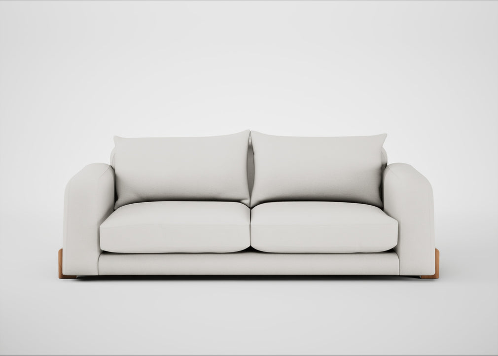 Nuvola 4 Seater Sofa Capelo Linen-Cotton Sea Salt / Natural