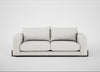 Nuvola 4 Seater Sofa Capelo Linen-Cotton Sea Salt / Walnut Stained