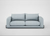 Nuvola 4 Seater Sofa Capelo Linen-Cotton Sea Shanty / Black