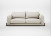 Nuvola 4 Seater Sofa Chunky Boucle Ecru / Walnut Stained