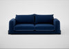 Nuvola 4 Seater Sofa Cotton Velvet Midnight / Black