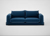 Nuvola 4 Seater Sofa Cotton Velvet Petrol / Black