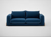 Nuvola 4 Seater Sofa Cotton Velvet Petrol / Natural