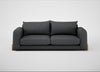 Nuvola 4 Seater Sofa Melton Wool Granite / Natural