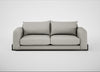 Nuvola 4 Seater Sofa Melton Wool Limestone / Black