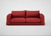 Nuvola 4 Seater Sofa Melton Wool Red Oxide / Natural