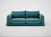 Nuvola 4 Seater Sofa Smart Luxe Velvet Airforce Blue / Natural