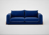 Nuvola 4 Seater Sofa Smart Luxe Velvet Azure / Natural