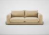 Nuvola 4 Seater Sofa Smart Luxe Velvet Biscuit / Black