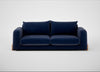 Nuvola 4 Seater Sofa Smart Luxe Velvet Midnight / Natural