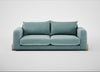 Nuvola 4 Seater Sofa Smart Luxe Velvet Mineral Blue / Natural