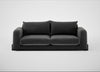 Nuvola 4 Seater Sofa Smart Luxe Velvet Nickel / Black