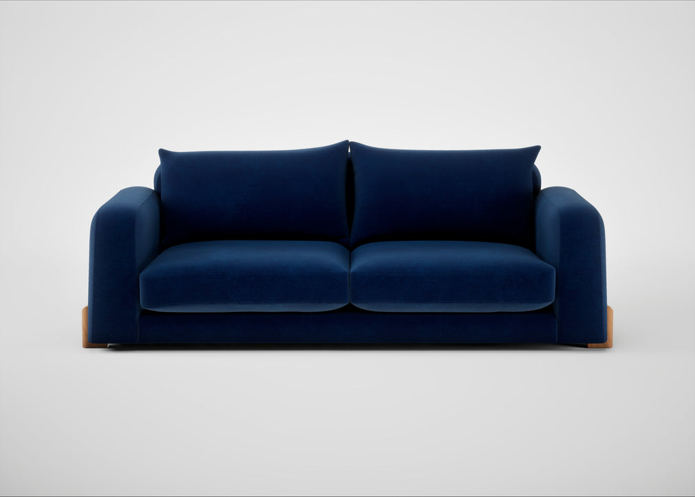 Nuvola 4 Seater Sofa Smart Velvet Dusk / Natural