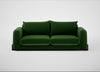 Nuvola 4 Seater Sofa Smart Velvet Forest / Black