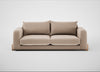 Nuvola 4 Seater Sofa Smart Velvet Pebble / Natural