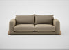 Nuvola 4 Seater Sofa Boucle Velvet Rocky / Natural