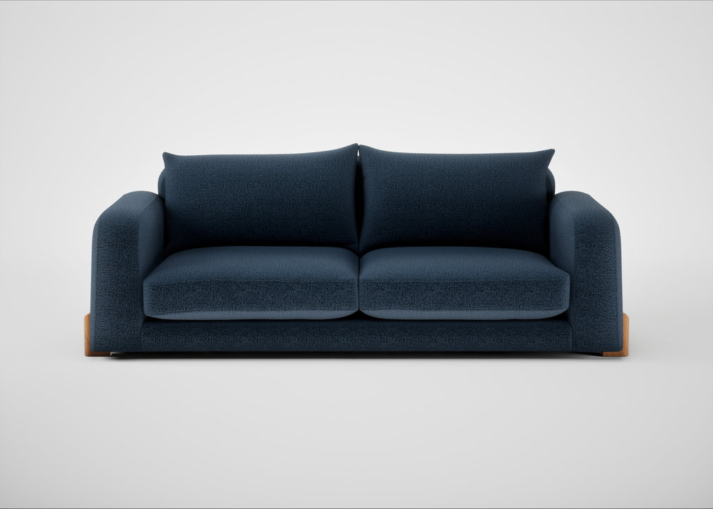 Nuvola 4 Seater Sofa Boucle Velvet Space / Natural