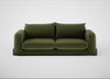 Nuvola 4 Seater Sofa Boucle Velvet Wilder / Black