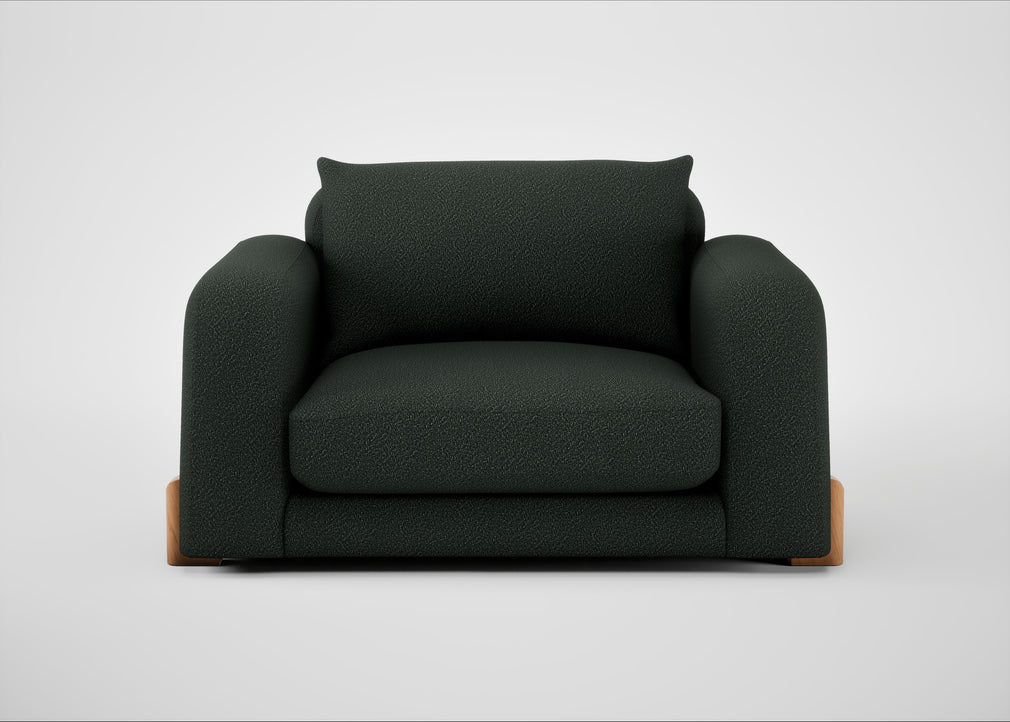 Nuvola Loveseat Boucle Fern / Natural