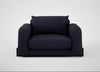 Nuvola Loveseat Boucle Indigo / Black
