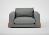 Nuvola Loveseat Boucle Steel / Natural