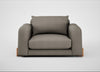 Nuvola Loveseat Broad Weave Pebble / Natural