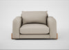 Nuvola Loveseat Broad Weave Putty / Natural