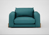 Nuvola Loveseat Brushed Cotton Cadet / Natural