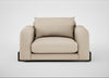 Nuvola Loveseat Brushed Cotton Oat / Black