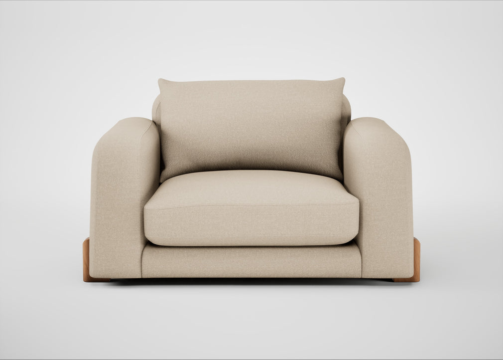 Nuvola Loveseat Brushed Cotton Oat / Natural