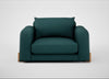 Nuvola Loveseat Brushed Cotton Pine / Natural