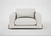 Nuvola Loveseat Capelo Linen-Cotton Sea Salt / Natural