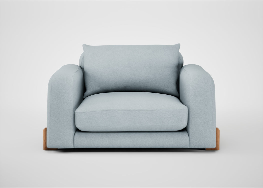 Nuvola Loveseat Capelo Linen-Cotton Sea Shanty / Natural