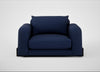 Nuvola Loveseat Melton Wool New Navy / Black