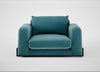 Nuvola Loveseat Smart Luxe Velvet Airforce Blue / Black