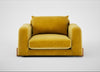 Nuvola Loveseat Smart Luxe Velvet Canary / Natural