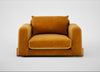 Nuvola Loveseat Smart Luxe Velvet Cognac / Natural