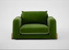 Nuvola Loveseat Smart Luxe Velvet Grass / Natural
