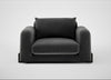Nuvola Loveseat Smart Luxe Velvet Nickel / Black