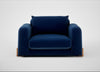 Nuvola Loveseat Smart Velvet Dusk / Natural
